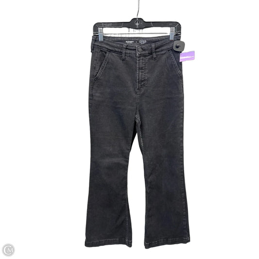 Jeans Flared By Old Navy In Black Denim, Size: 6