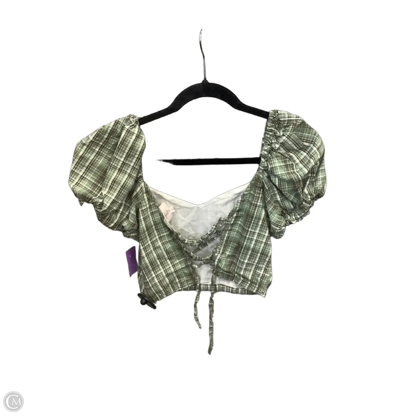 Top Short Sleeve By Clothes Mentor In Green, Size: M