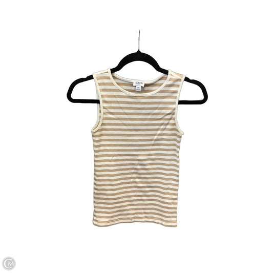 Top Sleeveless By J. Crew In Striped Pattern, Size: Xs