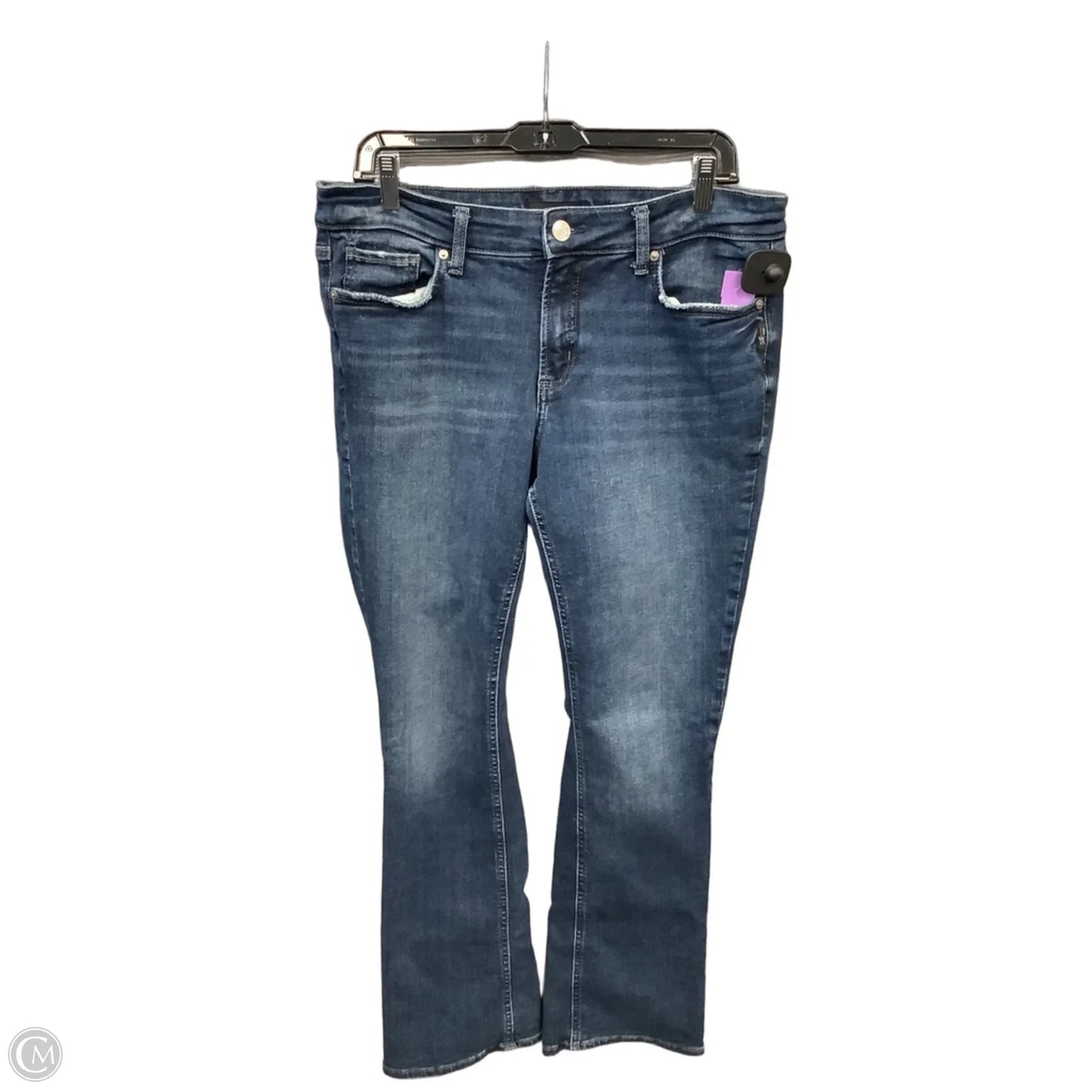 Jeans Boot Cut By Cmc In Blue Denim, Size: 12