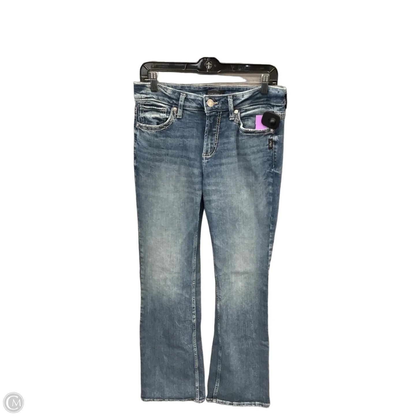 Jeans Boot Cut By Cmc In Blue Denim, Size: 12