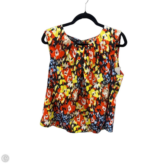Top Sleeveless By Jones New York In Orange, Size: Xl