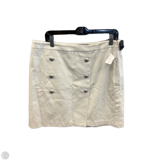 Skirt Midi By Talbots In Cream, Size: 14p