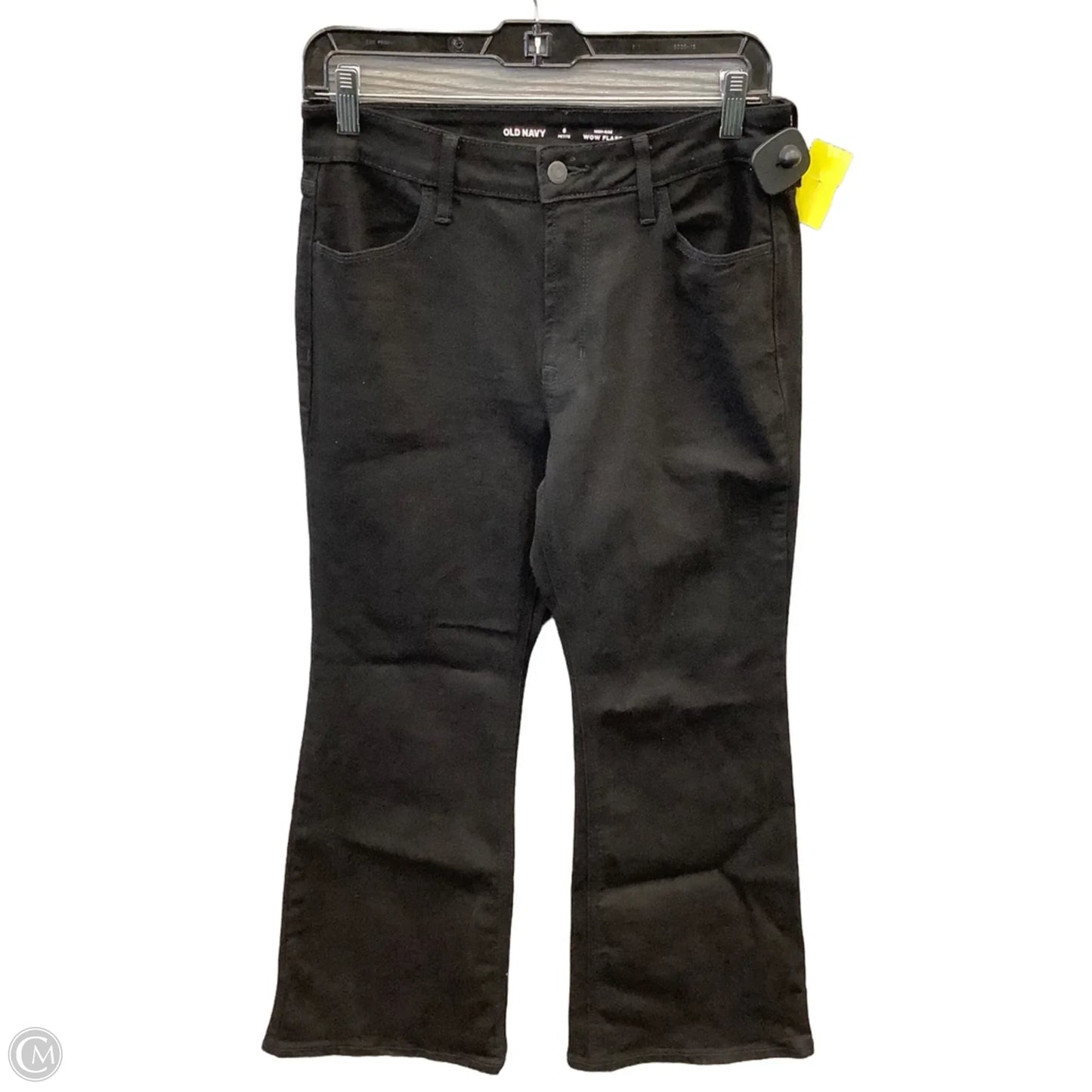 Jeans Flared By Old Navy In Black Denim, Size: 6p