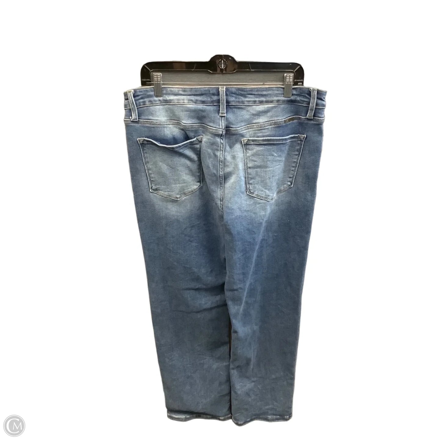 Jeans Straight By Kancan In Blue Denim, Size: 14