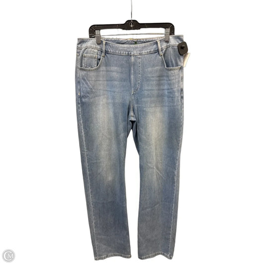Jeans Straight By Halara In Blue Denim, Size: 14