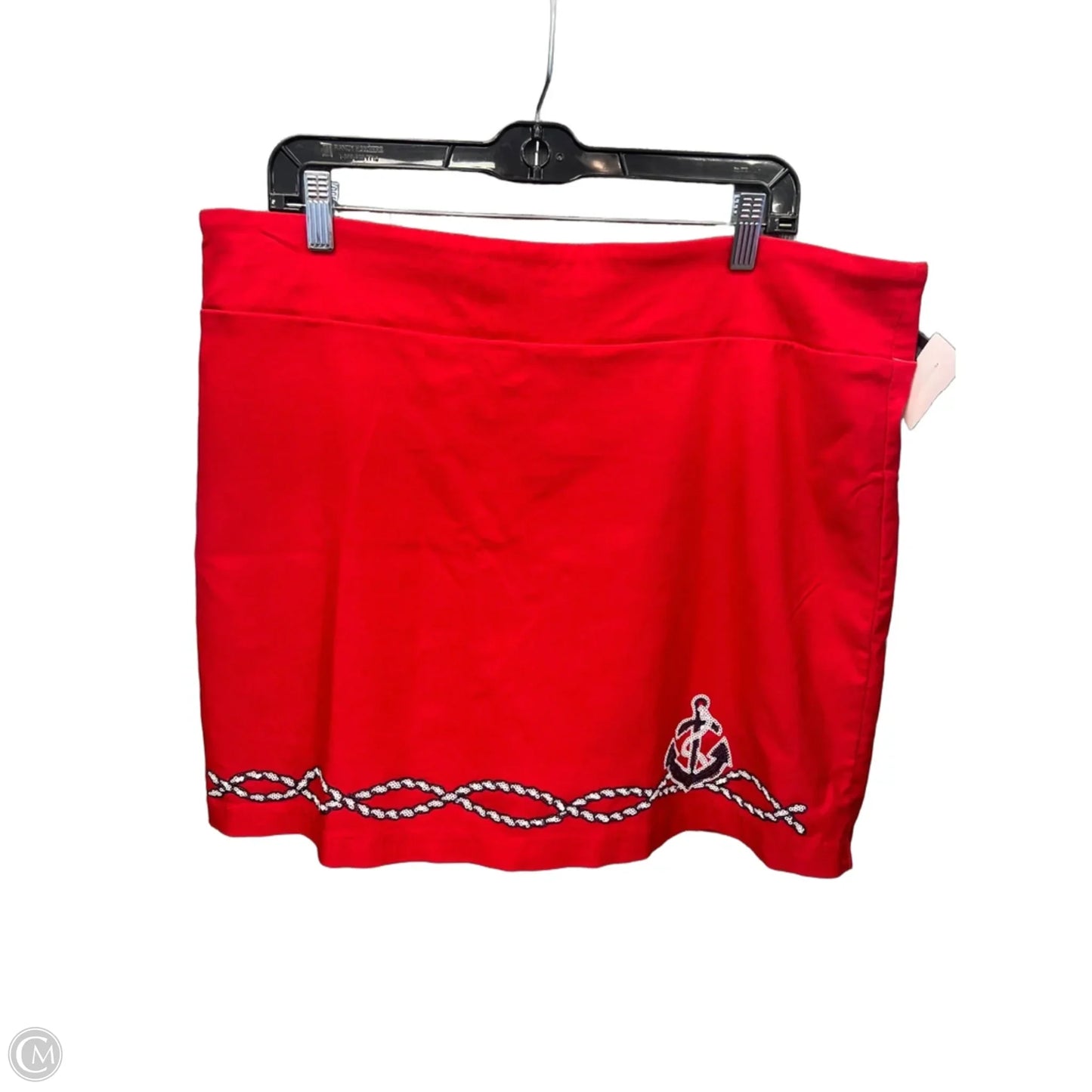 Skirt Mini & Short By Clothes Mentor In Red, Size: 14