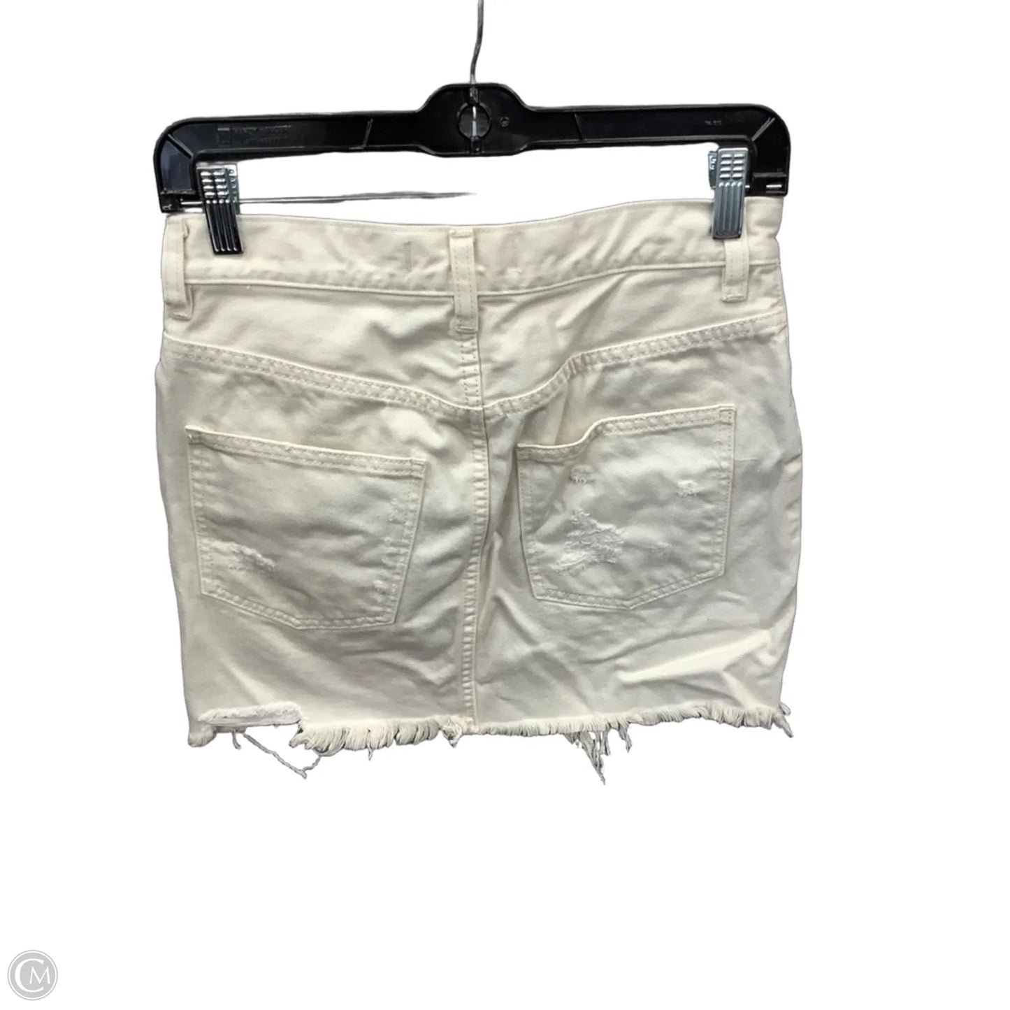 Skirt Mini & Short By We The Free In White Denim, Size: 0