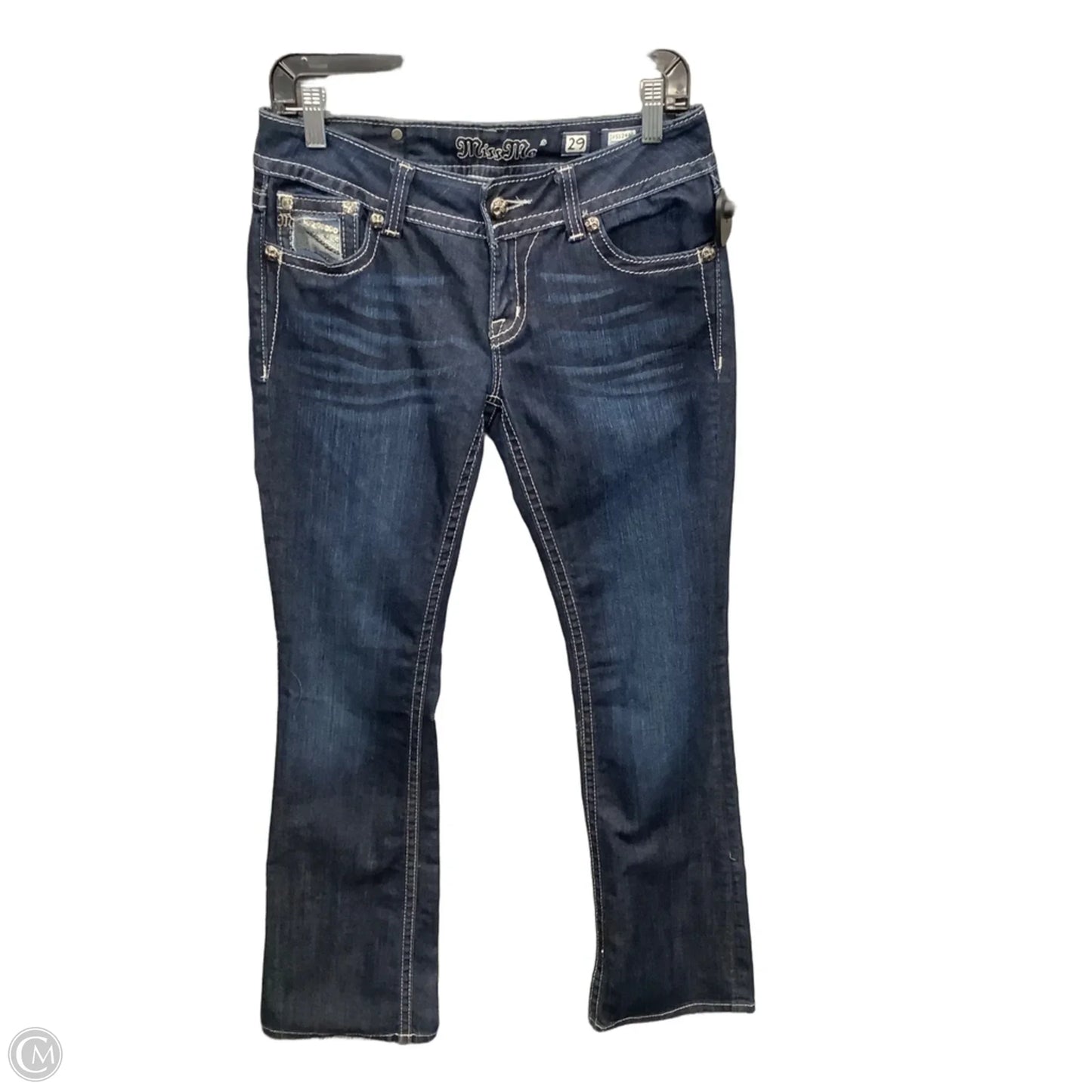 Jeans Boot Cut By Miss Me In Blue Denim, Size: 8