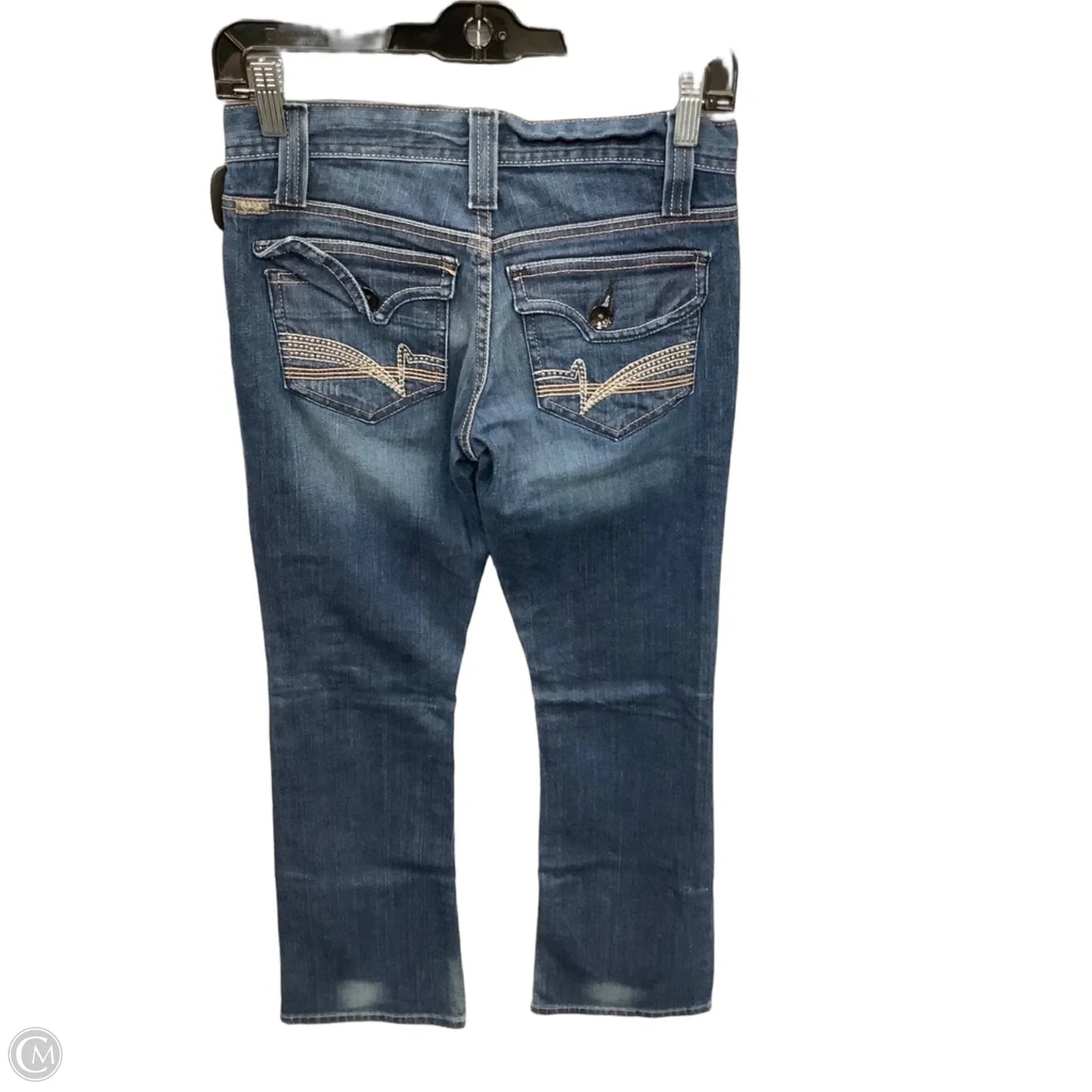 Jeans Boot Cut By Cmb In Blue Denim, Size: 0