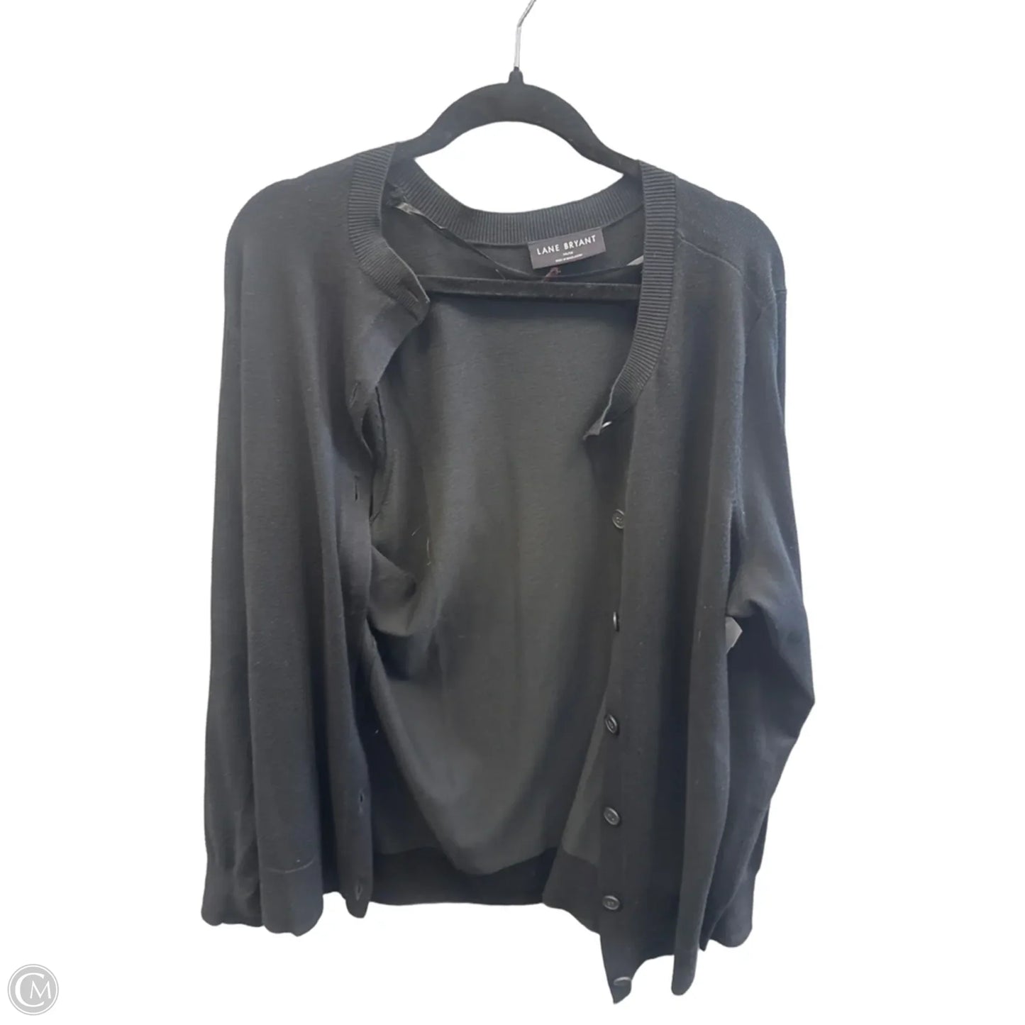 Cardigan By Lane Bryant In Black, Size: Xl