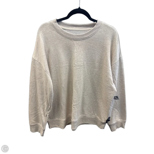 Sweatshirt Crewneck By Time And Tru In Cream, Size: Xl