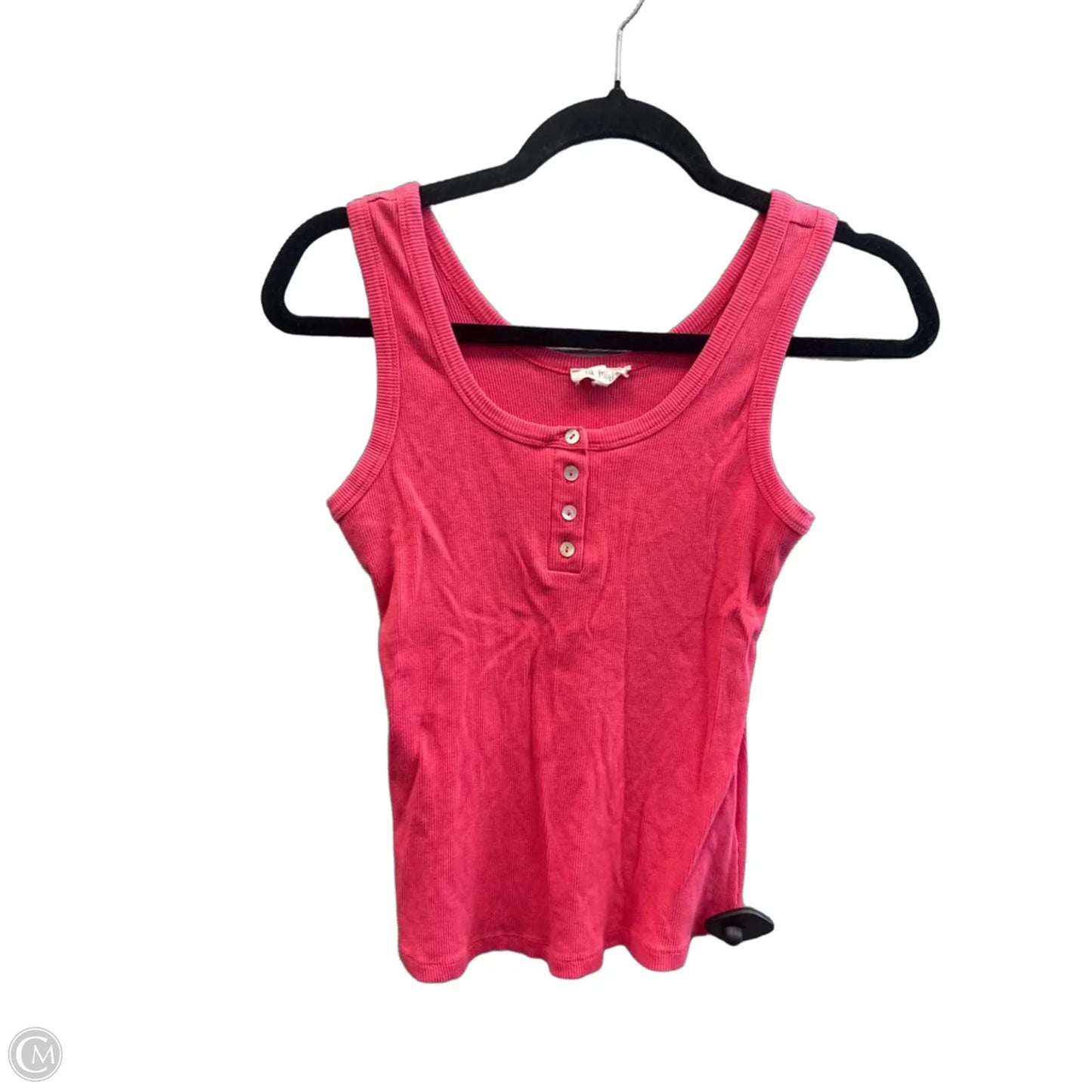 Top Sleeveless Basic By La Miel In Plaid Pattern, Size: L