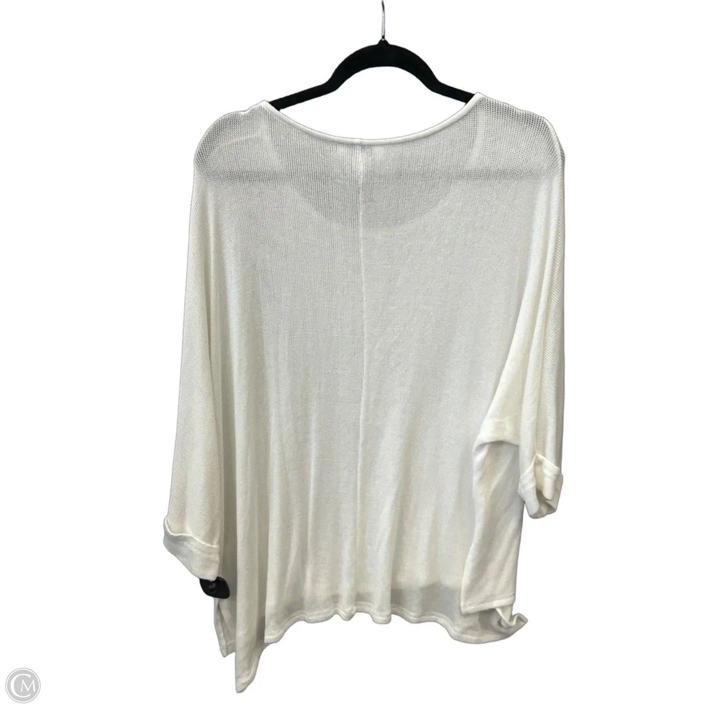 Tunic 3/4 Sleeve By She + Sky In White, Size: M