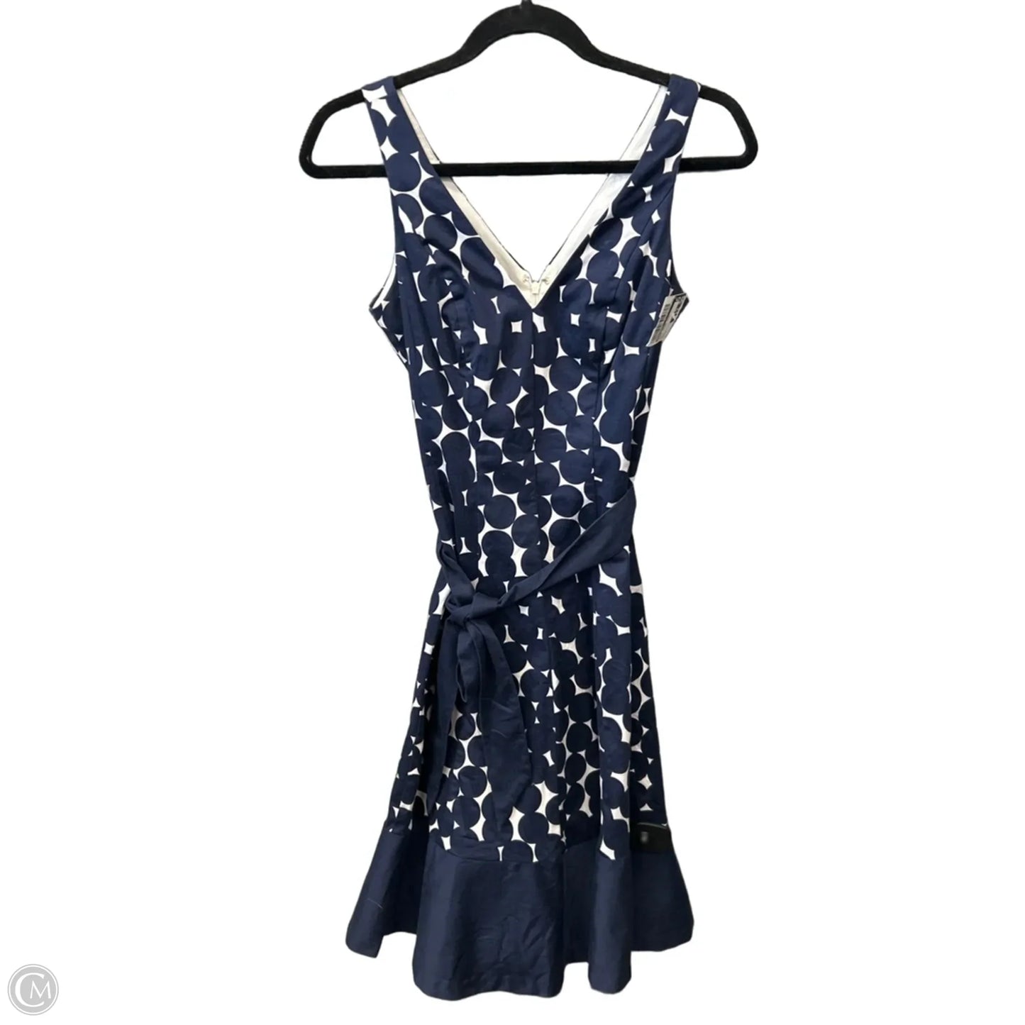 Dress Casual Midi By Nine West In Navy, Size: S