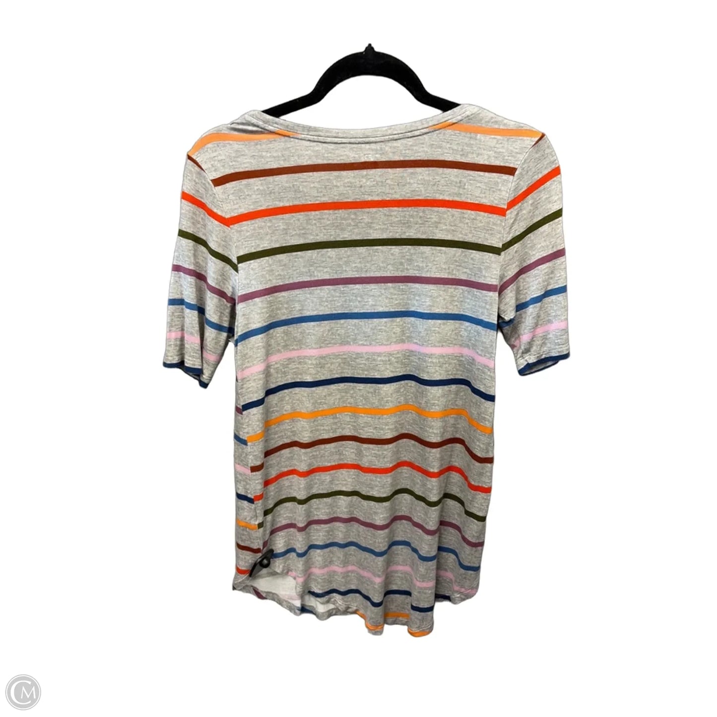 Tunic Short Sleeve By Maurices In Grey, Size: S