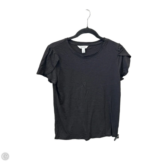 Top Short Sleeve Basic By Nine West In Black, Size: S