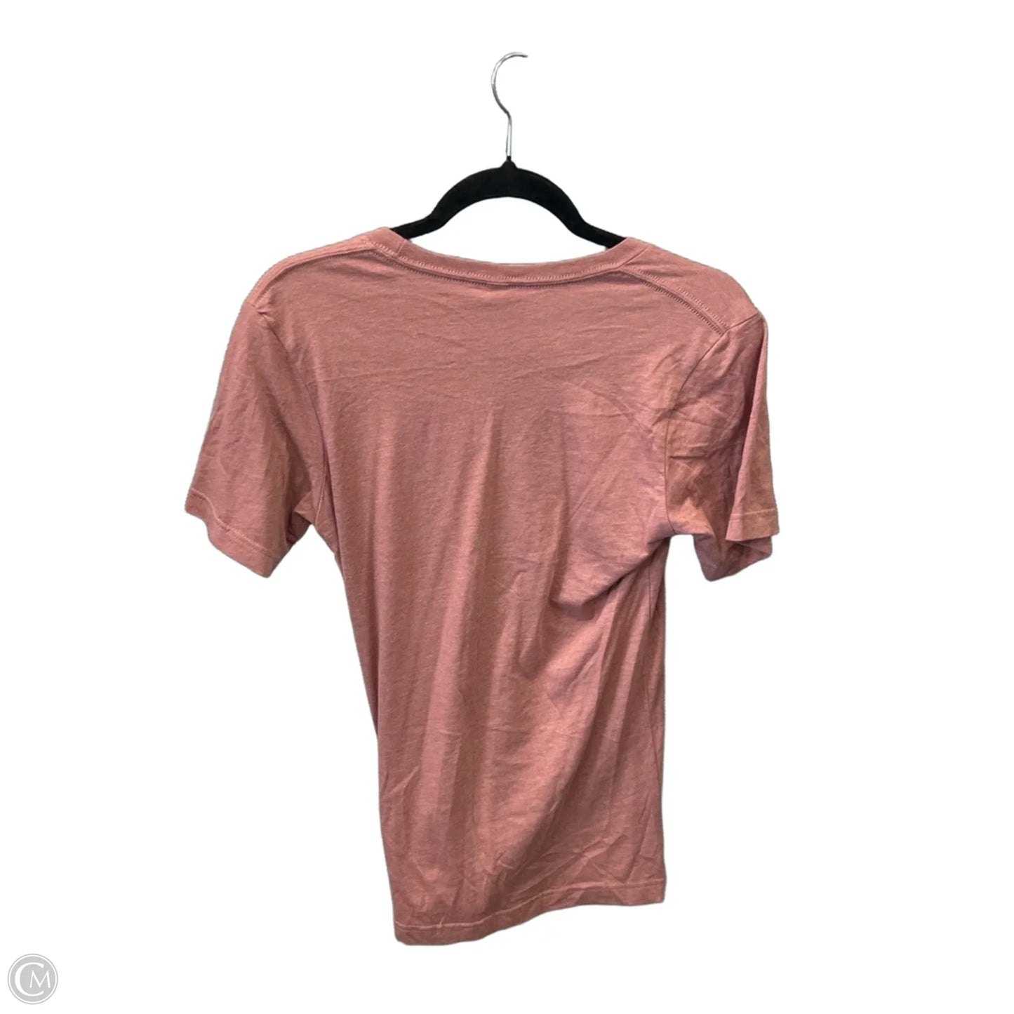 Top Short Sleeve By Canvas In Brown, Size: S