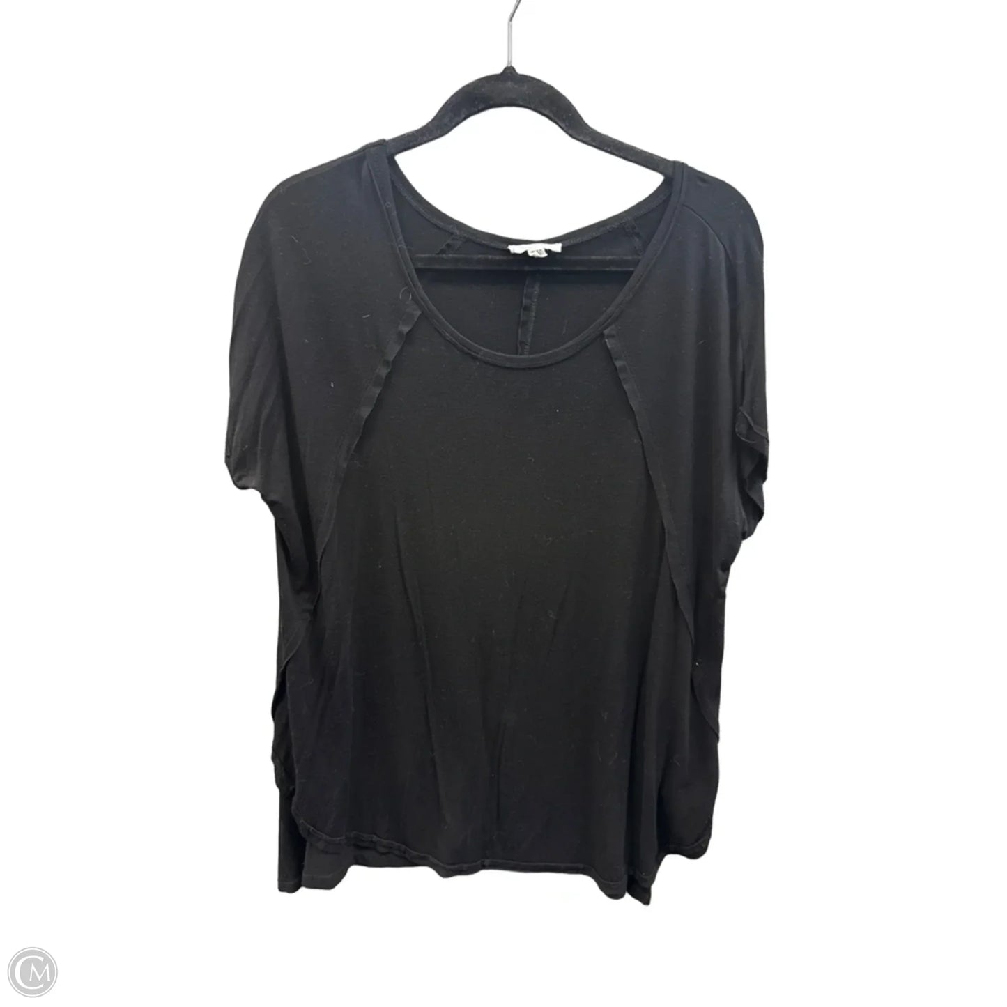 Tunic Short Sleeve By Mittoshop In Black, Size: M