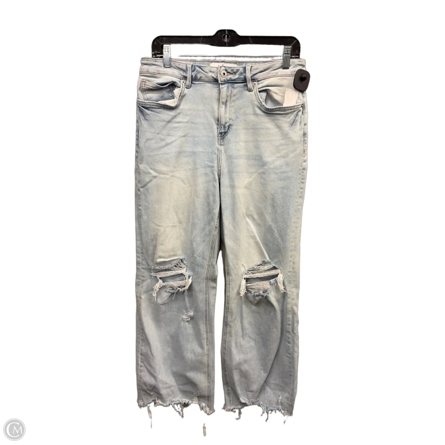 Jeans Straight By Micas In Blue Denim, Size: 10