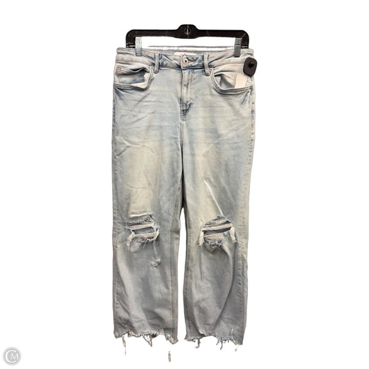 Jeans Straight By Micas In Blue Denim, Size: 10
