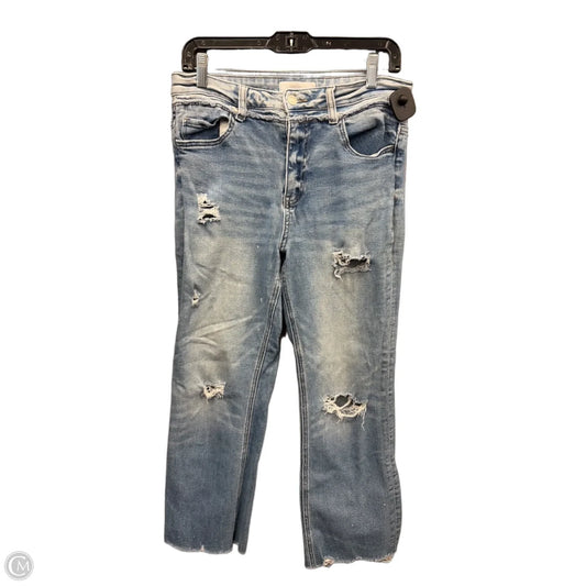 Jeans Wide Leg By Vervet In Blue Denim, Size: 10