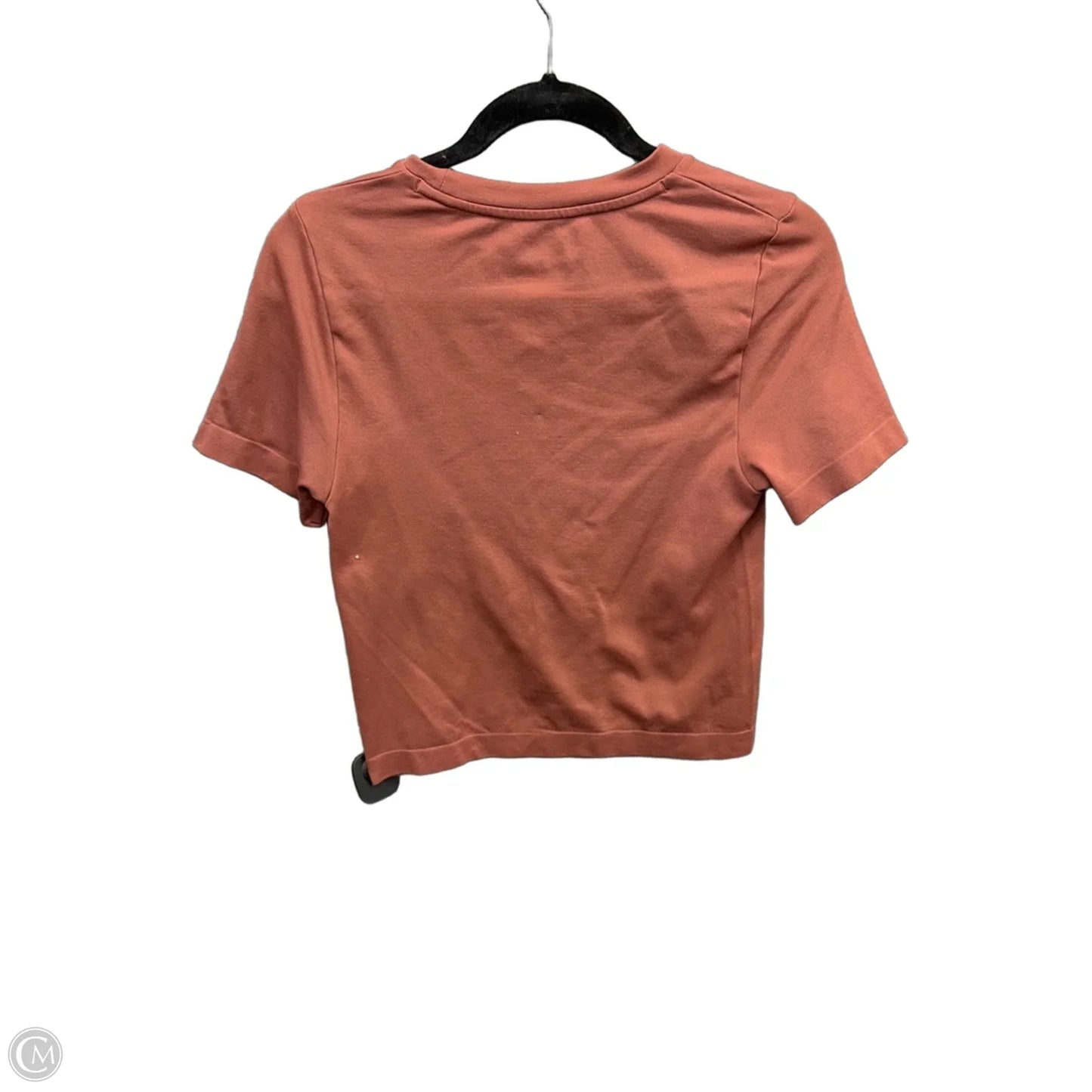 Top Short Sleeve Basic By A New Day In Brown, Size: M