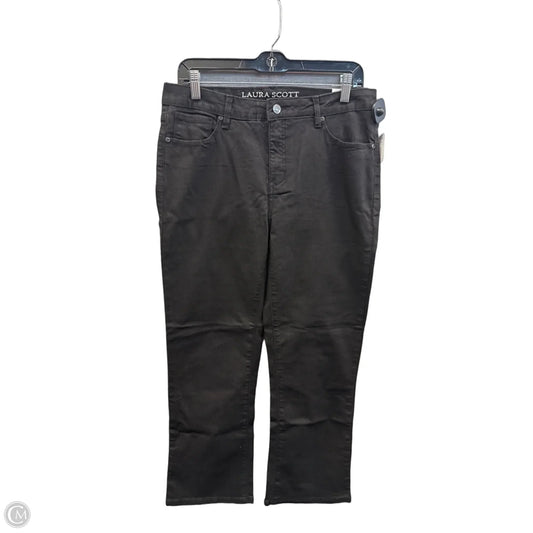 Jeans Boot Cut By Laura Scott In Black, Size: 10