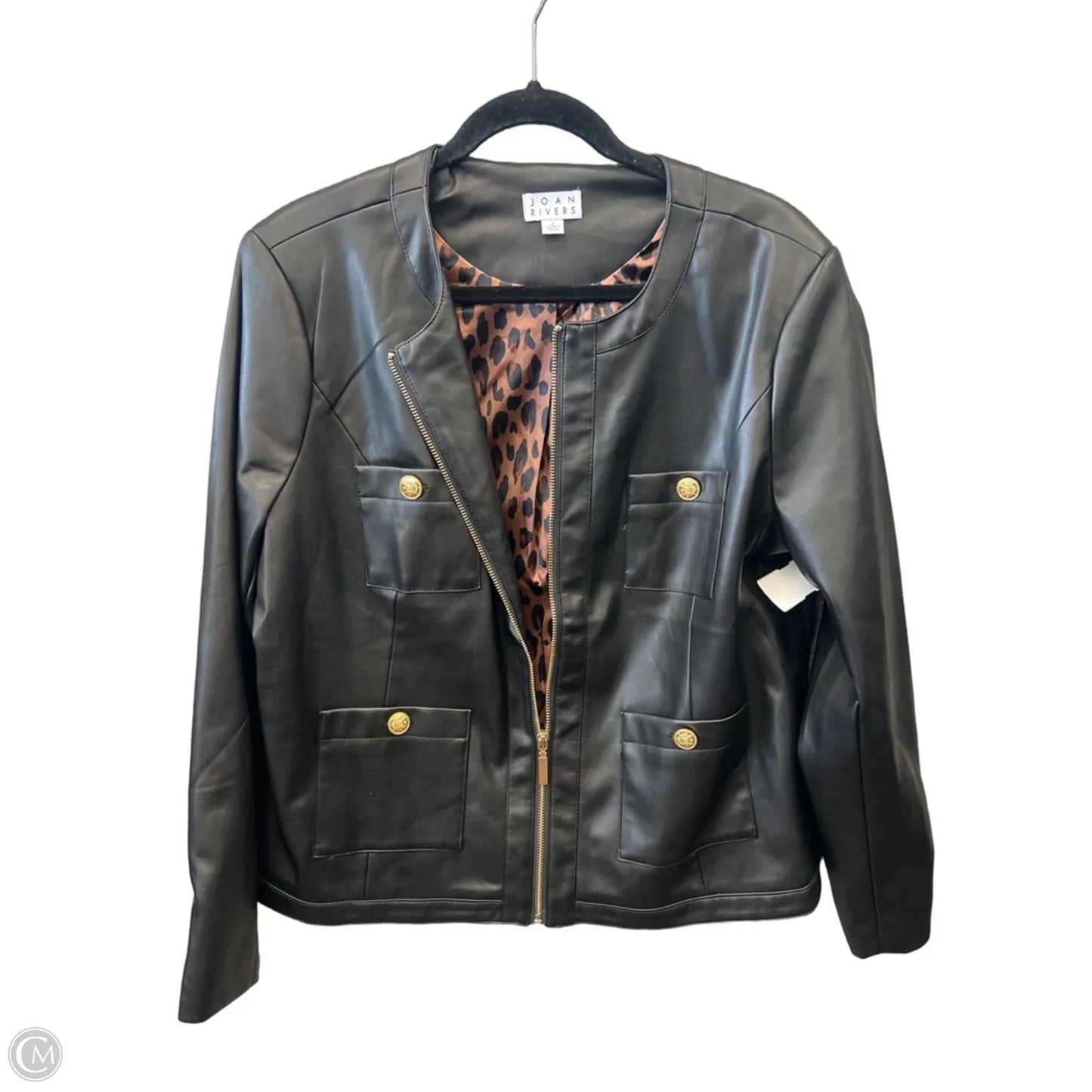Jacket Other By Joan Rivers In Black, Size: L