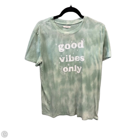 Top Short Sleeve By Maurices In Green, Size: S