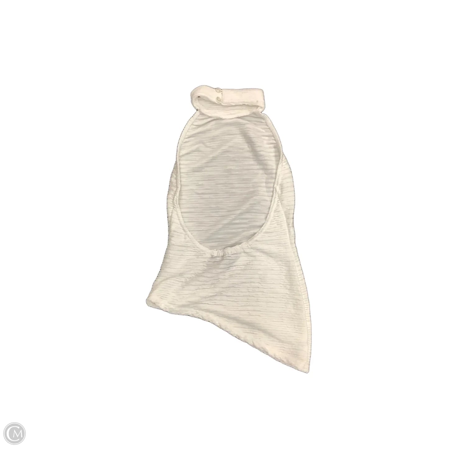 Top Sleeveless By Pretty Little Thing In White, Size: Xs