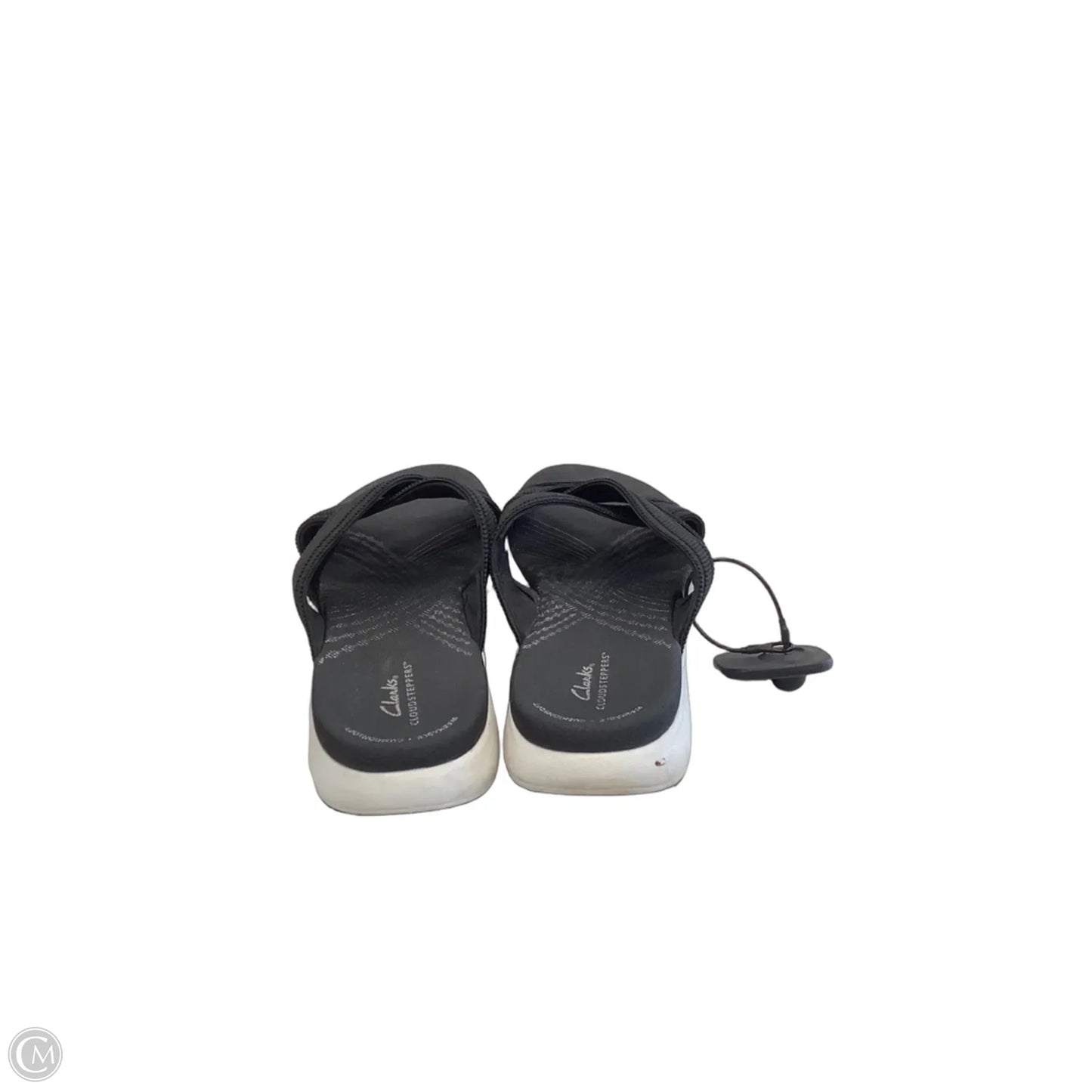 Sandals Flats By Clarks In Black, Size: 8