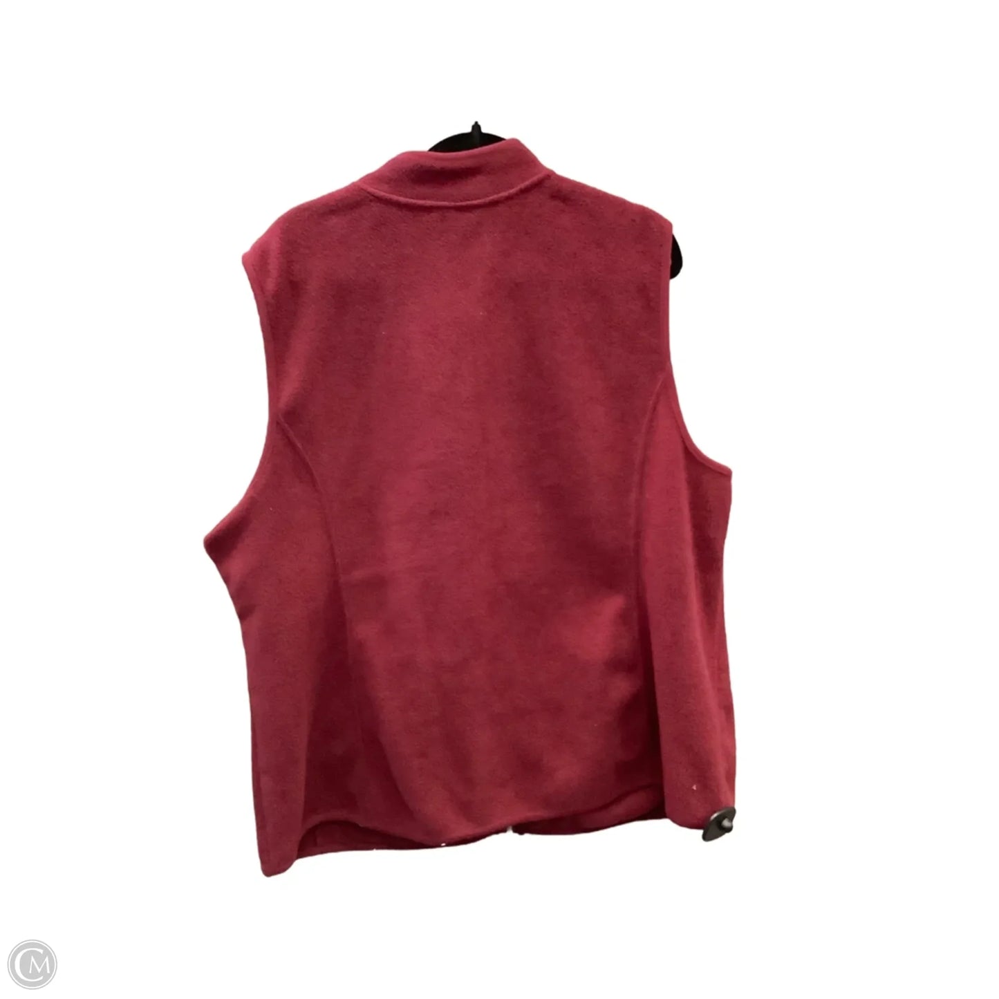 Vest Fleece By Karen Scott In Red, Size: 2x
