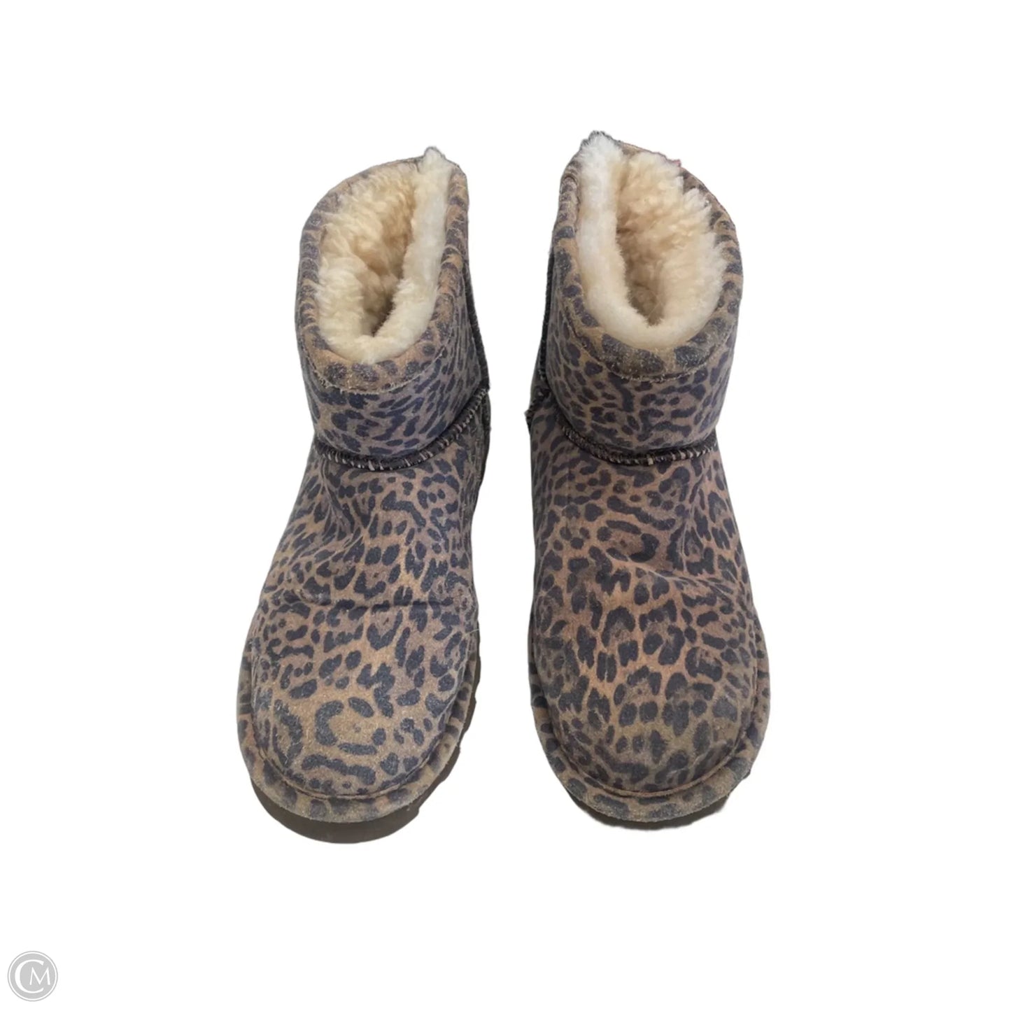 Boots Ankle Flats By Bearpaw In Animal Print, Size: 8