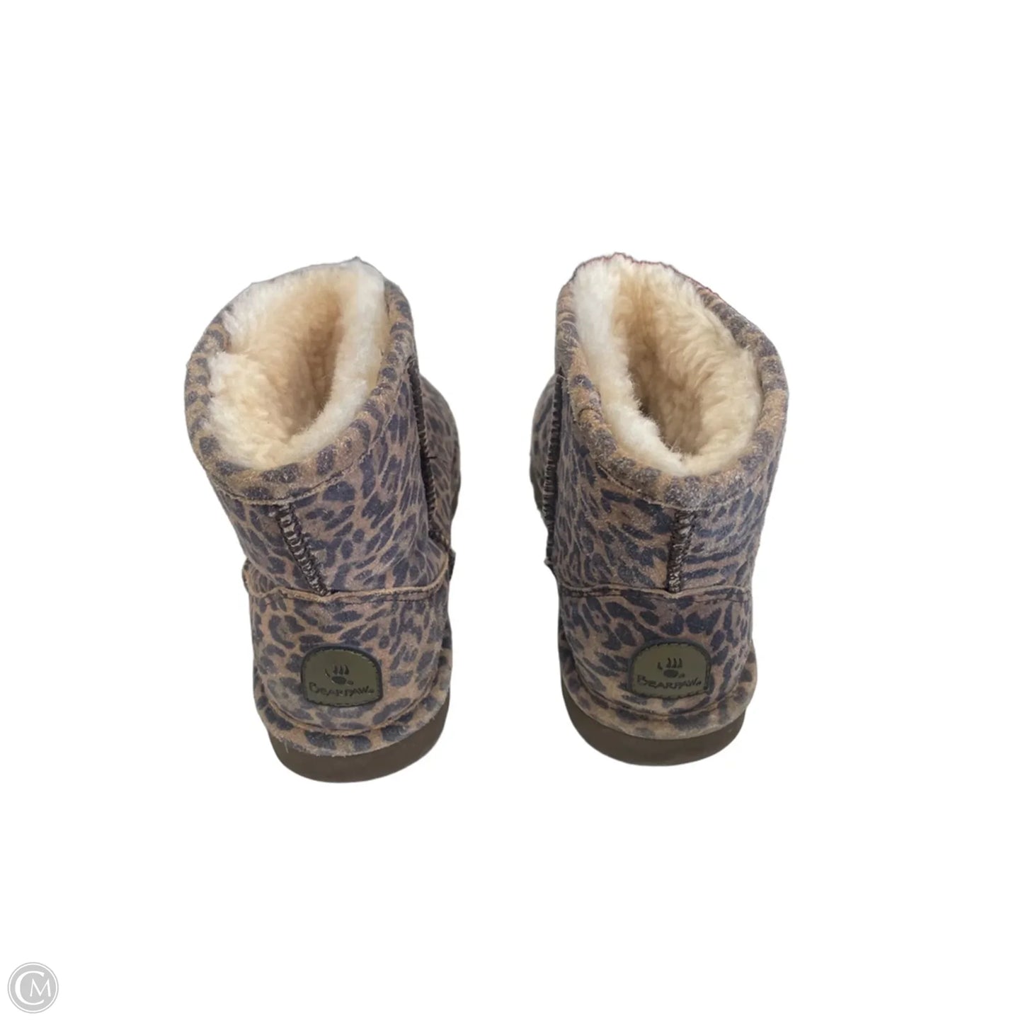 Boots Ankle Flats By Bearpaw In Animal Print, Size: 8