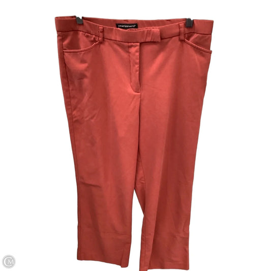Pants Dress By Counterparts In Red, Size: 14