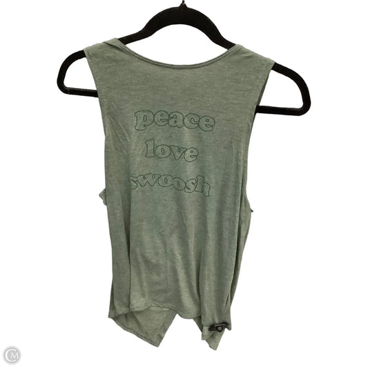 Athletic Tank Top By Nike Apparel In Green, Size: M