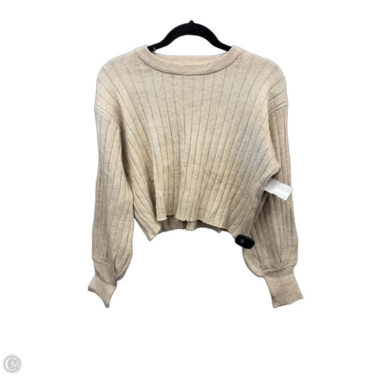 Sweater By Poof In Tan, Size: L