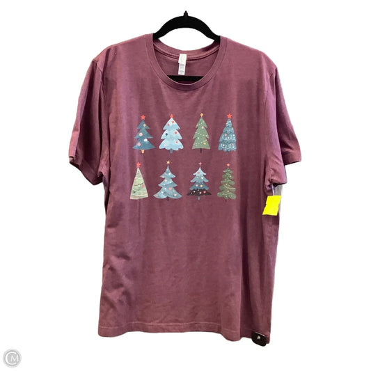 Top Short Sleeve By Canvas In Red, Size: 2x