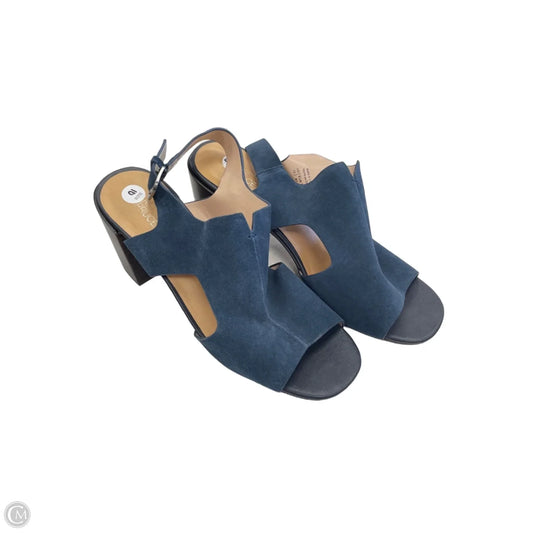Sandals Heels Block By Market & Spruce In Blue, Size: 10