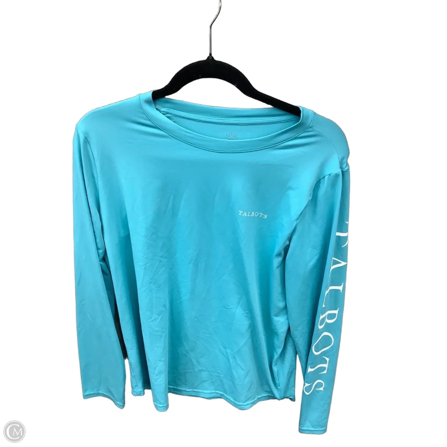 Athletic Top Long Sleeve Crewneck By Talbots In Blue, Size: M