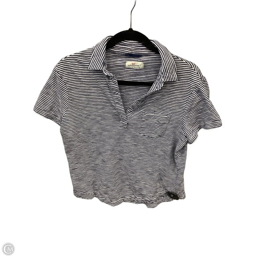 Top Short Sleeve By Vineyard Vines In Striped Pattern, Size: M