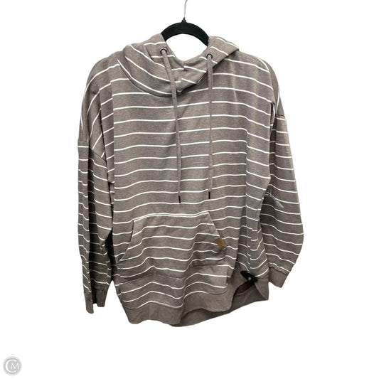 Sweatshirt Hoodie By Maurices In Striped Pattern, Size: Xl
