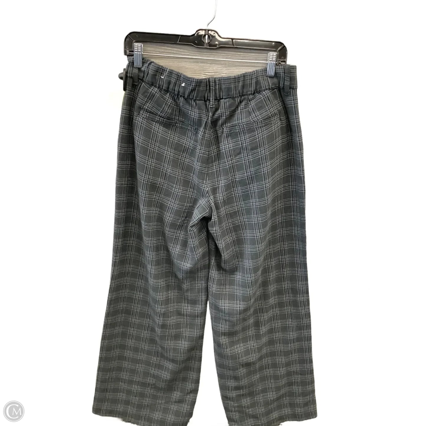 Pants Wide Leg By American Eagle In Plaid Pattern, Size: 4