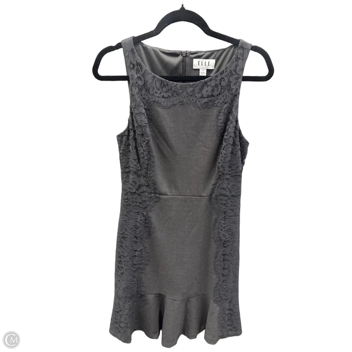 Dress Work By Elle In Grey, Size: S