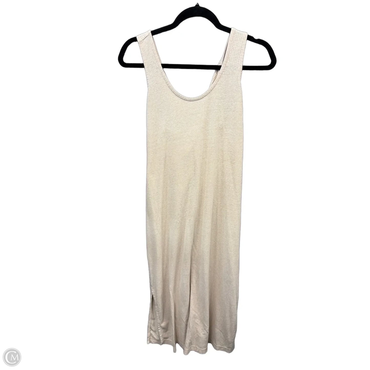 Dress Casual Midi By Old Navy In Tan, Size: Xs