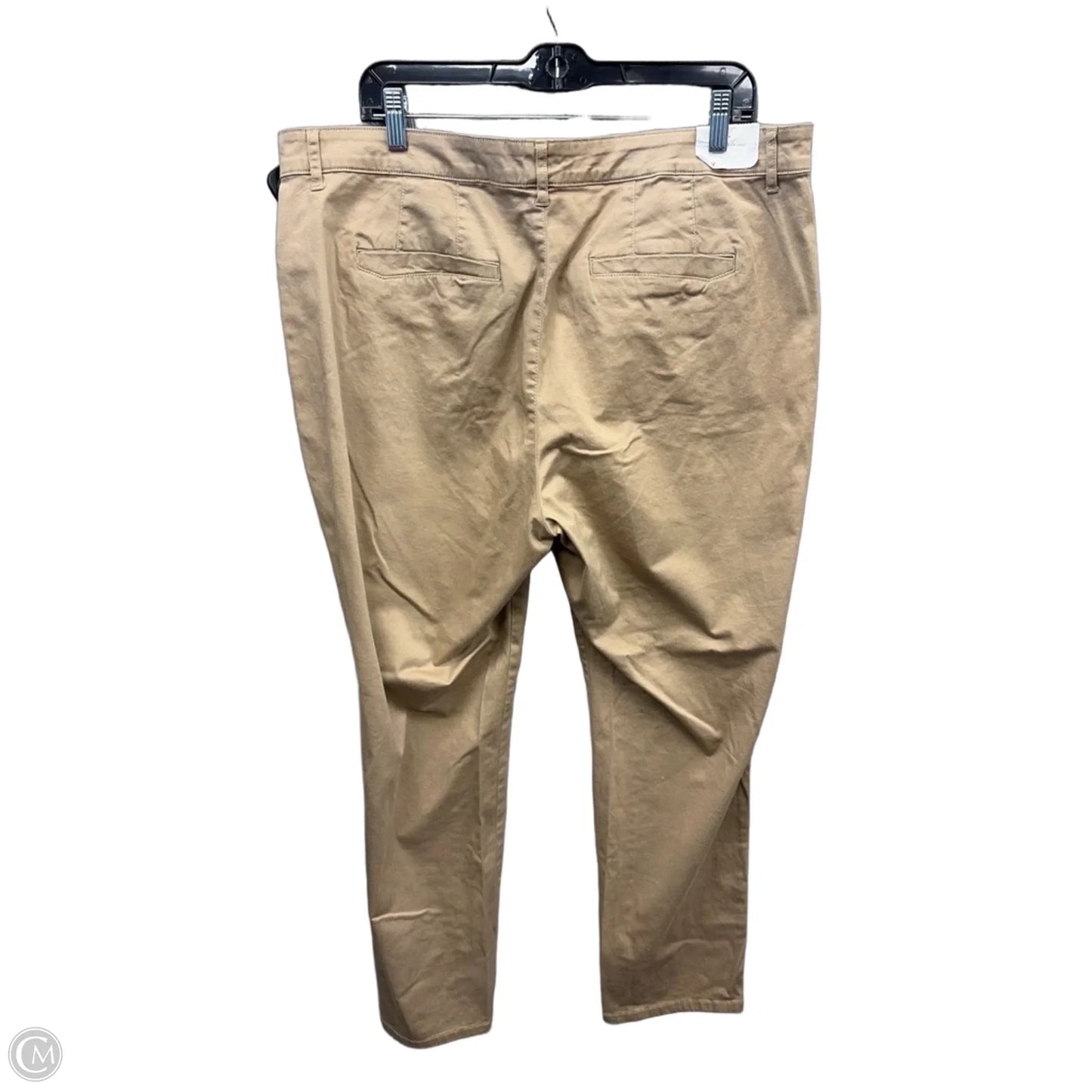 Pants Chinos & Khakis By Gloria Vanderbilt In Tan, Size: 16