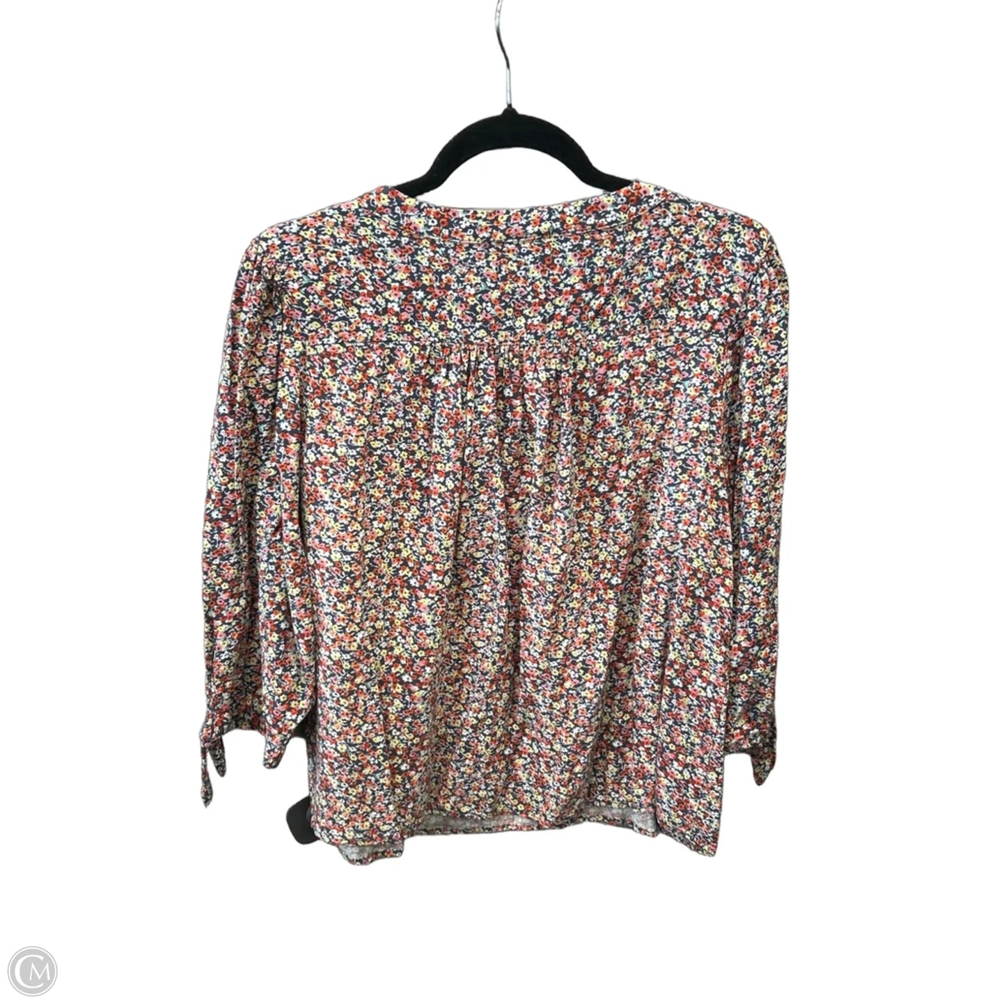 Top 3/4 Sleeve By Jones New York In Floral Print, Size: 1x