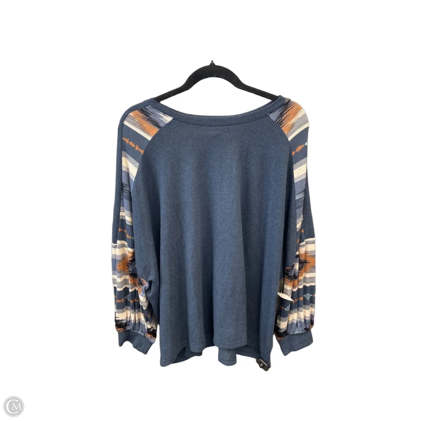 Top Long Sleeve By Maurices In Blue, Size: Xl