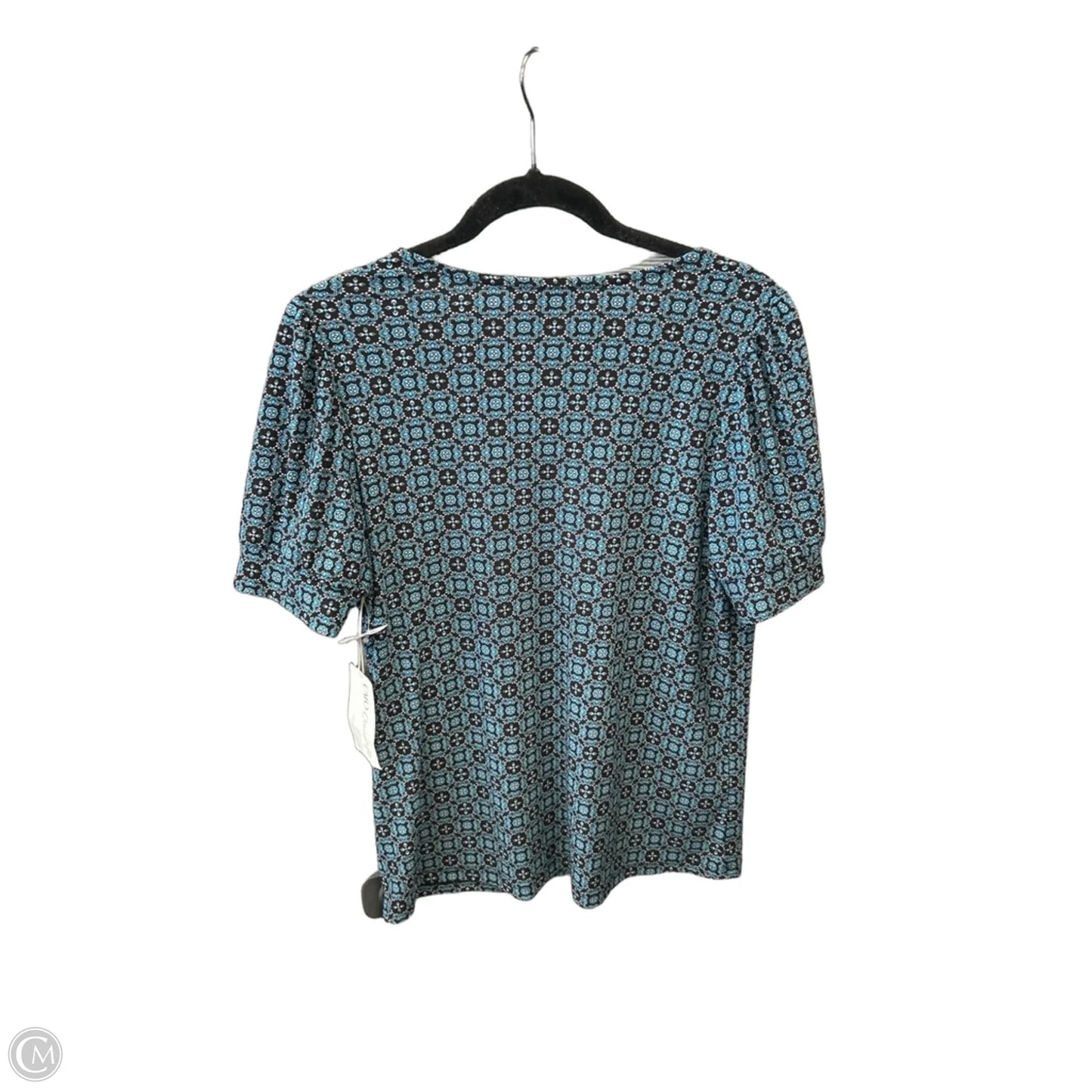 Top Short Sleeve By Cato In Blue, Size: Xl
